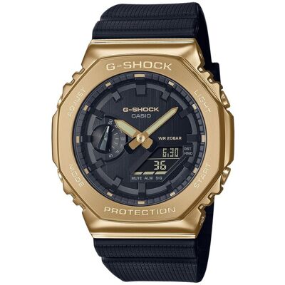 G-Shock Herren Armbanduhr Analog-Digital mit Gold Edelstahl Zifferblatt GM-2100G-1A9ER - CASIO G-Shock Herren Armbanduhr Analog-Digital mit Gold Edelstahl Zifferblatt GM-2100G-1A9ER - CASIO