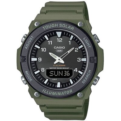 Herren Armbanduhr Analog-Digital Timeless Collection Grün Camouflage AQ-S820W-3BVEF - CASIO Herren Armbanduhr Analog-Digital Timeless Collection Grün Camouflage AQ-S820W-3BVEF - CASIO