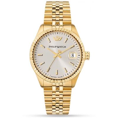 Philip Watch Herren-Armbanduhr Caribe Urban Gold mit Champagner-Zifferblatt R8253597087 - Philip Watch Philip Watch Herren-Armbanduhr Caribe Urban Gold mit Champagner-Zifferblatt R8253597087 - Philip Watch