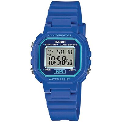 Timeless Collection LA-20WH-2AEF Damen-Digitalarmbanduhr aus blauem Kunstharz - CASIO Timeless Collection LA-20WH-2AEF Damen-Digitalarmbanduhr aus blauem Kunstharz - CASIO