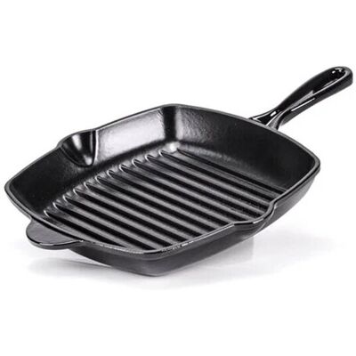 Grillpfanne 27 cm Berndes B.iron Schwarz Grau - Berndes Grillpfanne 27 cm Berndes B.iron Schwarz Grau - Berndes