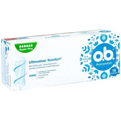 O.b. Procomfort Super Plus 16stk O.b. Procomfort Super Plus 16stk