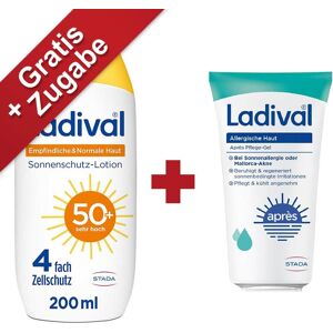 Ladival Empfindliche & Normale Haut Lotion LSF 50+ - Sonnenschutz Ladival Empfindliche & Normale Haut Lotion LSF 50+ - Sonnenschutz