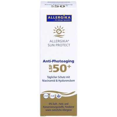 Allergika Sun Protect LSF 50+ Anti-Aging Creme - 50 ml Allergika Sun Protect LSF 50+ Anti-Aging Creme - 50 ml