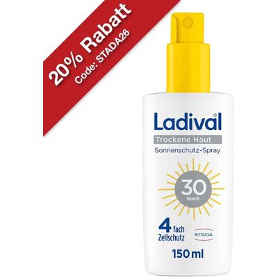 Ladival Trockene Haut Sonnenschutz-Spray LSF 30 - Sonnenschutz-Spray Ladival Trockene Haut Sonnenschutz-Spray LSF 30 - Sonnenschutz-Spray