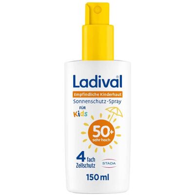 Ladival Sensible Kinderhaut Sonnenschutz-Spray SPF 50+ 150 ml Ladival Sensible Kinderhaut Sonnenschutz-Spray SPF 50+ 150 ml