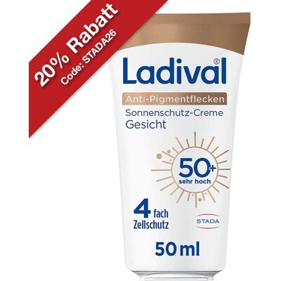 Ladival Anti-Pigmentflecken Creme SPF 50+ - Sonnenschutz Ladival Anti-Pigmentflecken Creme SPF 50+ - Sonnenschutz