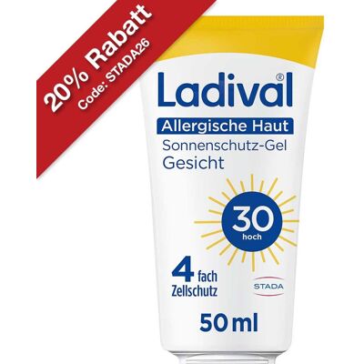 Ladival Gesicht Sonnen Gel SPF 30 - Gesichtssonnenschutzgel Ladival Gesicht Sonnen Gel SPF 30 - Gesichtssonnenschutzgel