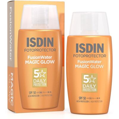 Isdin Fusion Water Magic Glow SPF50 Sonnencreme 50ml Isdin Fusion Water Magic Glow SPF50 Sonnencreme 50ml