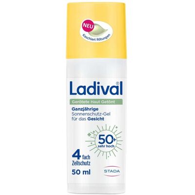 Ladival Gerötete Haut Getönt Sonnenschutz-Gel Gesicht LSF 50+ 50ml Ladival Gerötete Haut Getönt Sonnenschutz-Gel Gesicht LSF 50+ 50ml