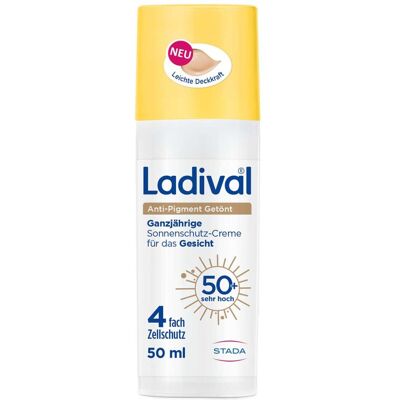 Ladival Anti-Pigment Getönt Sonnenschutz-Creme Gesicht LSF 50+ 50ml Ladival Anti-Pigment Getönt Sonnenschutz-Creme Gesicht LSF 50+ 50ml