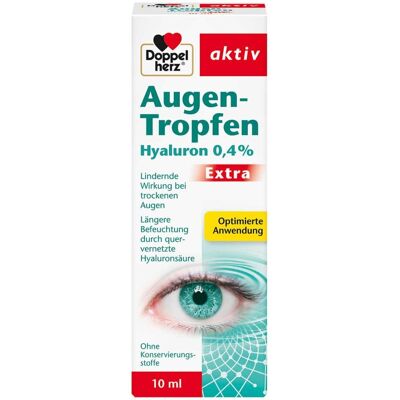 Doppelherz Augentropfen Hyaluron 0,4% Extra 10ml Doppelherz Augentropfen Hyaluron 0,4% Extra 10ml