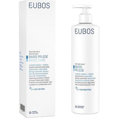 EUBOS Blau Flüssig Körperwäsche - Unparfümiert, Sensible Haut - 400ml EUBOS Blau Flüssig Körperwäsche - Unparfümiert, Sensible Haut - 400ml