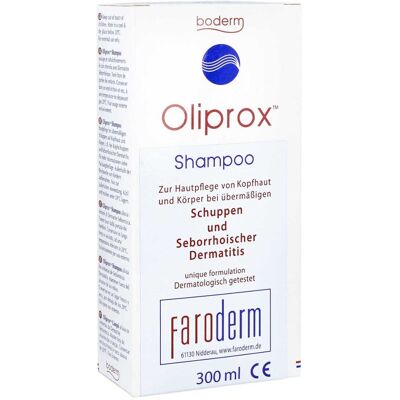 FaroDerm Oliprox Shampoo b.seb.Dermatitis und Schuppen 300ml FaroDerm Oliprox Shampoo b.seb.Dermatitis und Schuppen 300ml