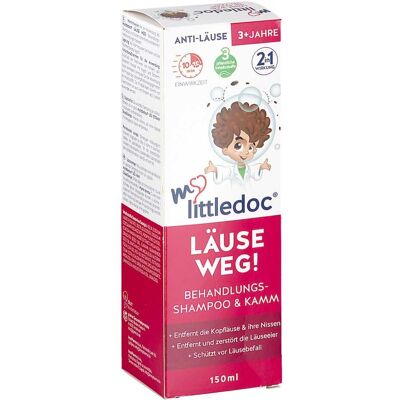 Mylittledoc Läuse weg Shampoo und Kamm 150ml Mylittledoc Läuse weg Shampoo und Kamm 150ml
