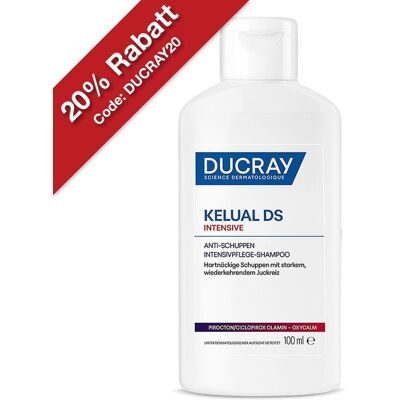 Ducray Kelual Ds Intensive Anti-Schuppen Shampoo 100ml Ducray Kelual Ds Intensive Anti-Schuppen Shampoo 100ml
