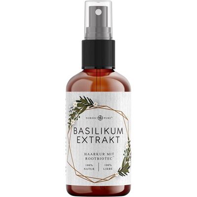 Basilikum Extrakt Haarkur Nordic Pure 100ml Basilikum Extrakt Haarkur Nordic Pure 100ml