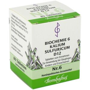 Biochemie 6 Kalium sulfuricum D12 Tabletten 80stk Biochemie 6 Kalium sulfuricum D12 Tabletten 80stk
