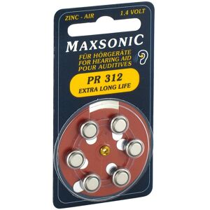 Batterien für Hörgeräte Maxsonic Pr312 6stk Batterien für Hörgeräte Maxsonic Pr312 6stk
