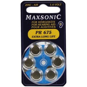 Batterien für Hörgeräte Maxsonic Pr675 6stk Batterien für Hörgeräte Maxsonic Pr675 6stk