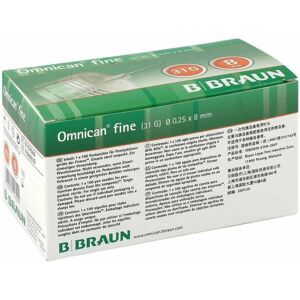 B. Braun Omnican Fine 31G 0,25x8mm - Nadeln B. Braun Omnican Fine 31G 0,25x8mm - Nadeln