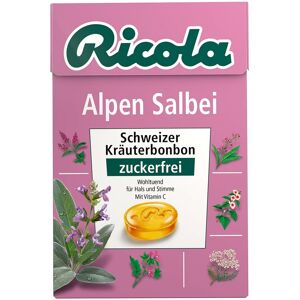 Ricola ohne Zucker Box Alpen Salbei Bonbons 50g Ricola ohne Zucker Box Alpen Salbei Bonbons 50g
