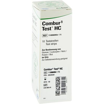 Roche Diagnostics Spa Glukose Leuko Proteine Nitrit Urin-Teststreifen Roche Diagnostics Spa Glukose Leuko Proteine Nitrit Urin-Teststreifen