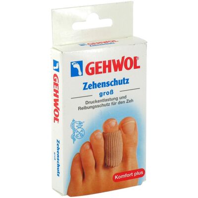Gehwol Polymer Gel Zehen Schutz gross 2stk Gehwol Polymer Gel Zehen Schutz gross 2stk