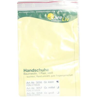 Zwirnhandschuhe Baumwolle klein 2stk Zwirnhandschuhe Baumwolle klein 2stk