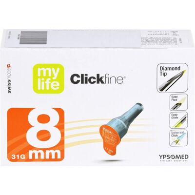 Mylife Clickfine Pen-nadeln 8 mm Cpc 100stk Mylife Clickfine Pen-nadeln 8 mm Cpc 100stk