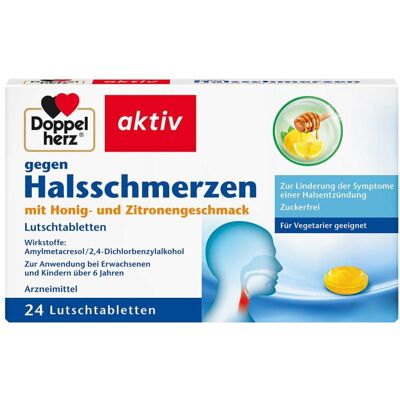 Doppelherz gegen Halsschmerzen Lutschtabletten 24stk Doppelherz gegen Halsschmerzen Lutschtabletten 24stk