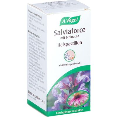 A.Vogel SALVIAFORCE mit Echinacea Halspastillen 20stk A.Vogel SALVIAFORCE mit Echinacea Halspastillen 20stk