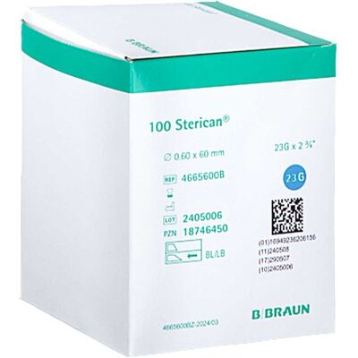 Sterican Einmalkanüle 23 G 60 Mm 100stk Sterican Einmalkanüle 23 G 60 Mm 100stk