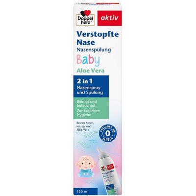 Doppelherz Verstopfte Nase Nasenspülung Baby 120ml Doppelherz Verstopfte Nase Nasenspülung Baby 120ml