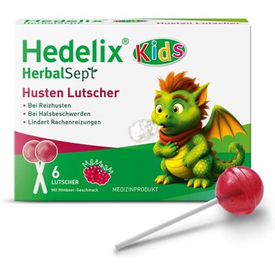 Hedelix Herbalsept Husten Lutscher Kids 6stk Hedelix Herbalsept Husten Lutscher Kids 6stk