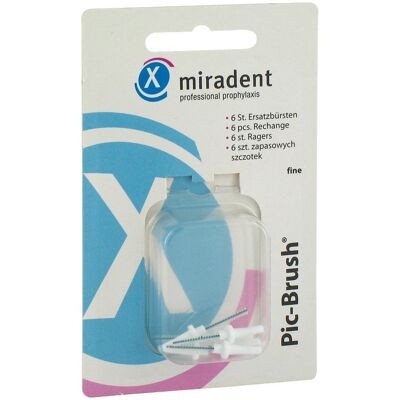 MIRADENT PIC-Brush Interdentalbürsten - 6 Stück Weiß MIRADENT PIC-Brush Interdentalbürsten - 6 Stück Weiß