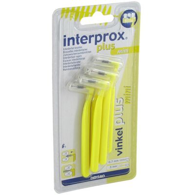 Interprox plus mini gelb Interdentalbürste 6stk Interprox plus mini gelb Interdentalbürste 6stk