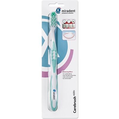 Miradent Carebrush white green Zahnbürste 1stk Miradent Carebrush white green Zahnbürste 1stk