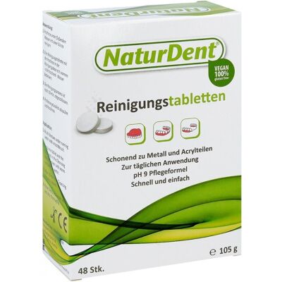 Naturdent Reinigungstabletten 48stk Naturdent Reinigungstabletten 48stk