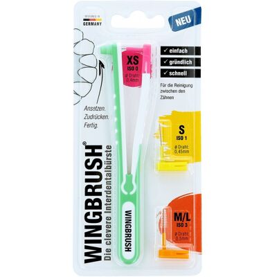 Wingbrush Starter-set Interdentalbürste 3 Bürsten 1stk Wingbrush Starter-set Interdentalbürste 3 Bürsten 1stk