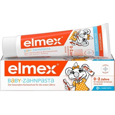 Elmex Baby Zahnpasta Kariesschutz für Milchzähne 50ml Elmex Baby Zahnpasta Kariesschutz für Milchzähne 50ml