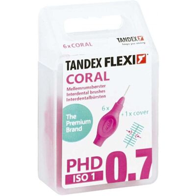 TANDEX FLEXI PHD 0.7 ISO 1 CORAL 6X1stk TANDEX FLEXI PHD 0.7 ISO 1 CORAL 6X1stk