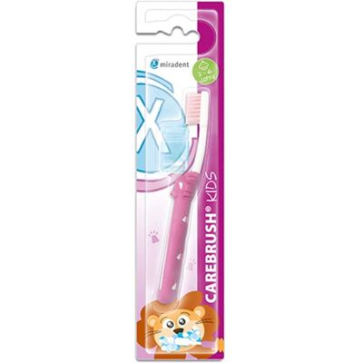 Miradent Carebrush Kids Zahnbürste 2-6 Jahre Pink 1stk Miradent Carebrush Kids Zahnbürste 2-6 Jahre Pink 1stk