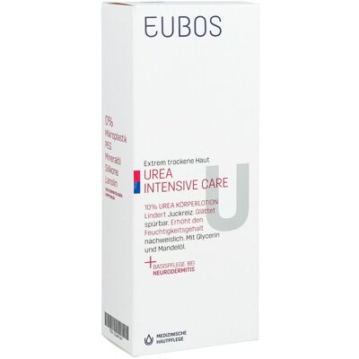 Eubos Urea 10% Körperlotion - Intensive Feuchtigkeitsversorgung bei trockener Haut Eubos Urea 10% Körperlotion - Intensive Feuchtigkeitsversorgung bei trockener Haut