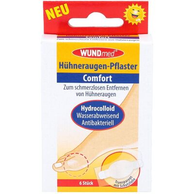 Hühneraugenpflaster Comfort hydrocolloid 6stk Hühneraugenpflaster Comfort hydrocolloid 6stk