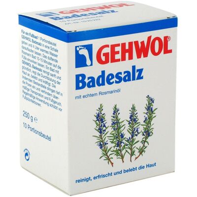 Gehwol Rosmarin Badesalz Portionsbtl. 10X25g Gehwol Rosmarin Badesalz Portionsbtl. 10X25g