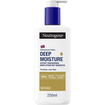 Neutrogena Deep Moisture Creme Mit Mandelöl 250ml Neutrogena Deep Moisture Creme Mit Mandelöl 250ml
