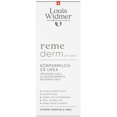 Louis Widmer remederm Körpermilch 5% Urea 200ml Louis Widmer remederm Körpermilch 5% Urea 200ml
