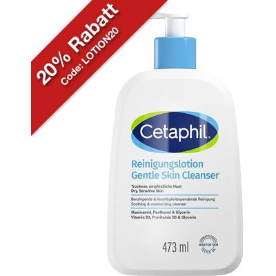 Cetaphil Reinigungslotion für Körper & Gesicht 473ml Cetaphil Reinigungslotion für Körper & Gesicht 473ml