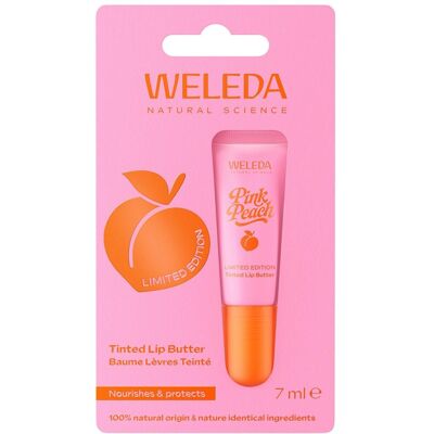 Weleda Pink Peach Tinded Lip Butter 7ml Weleda Pink Peach Tinded Lip Butter 7ml